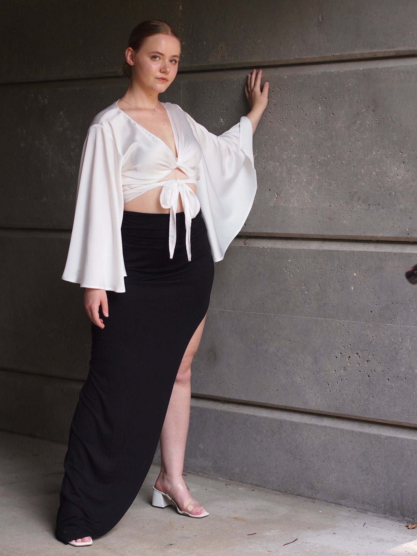 Kano Maxi Side Slit Skirt
