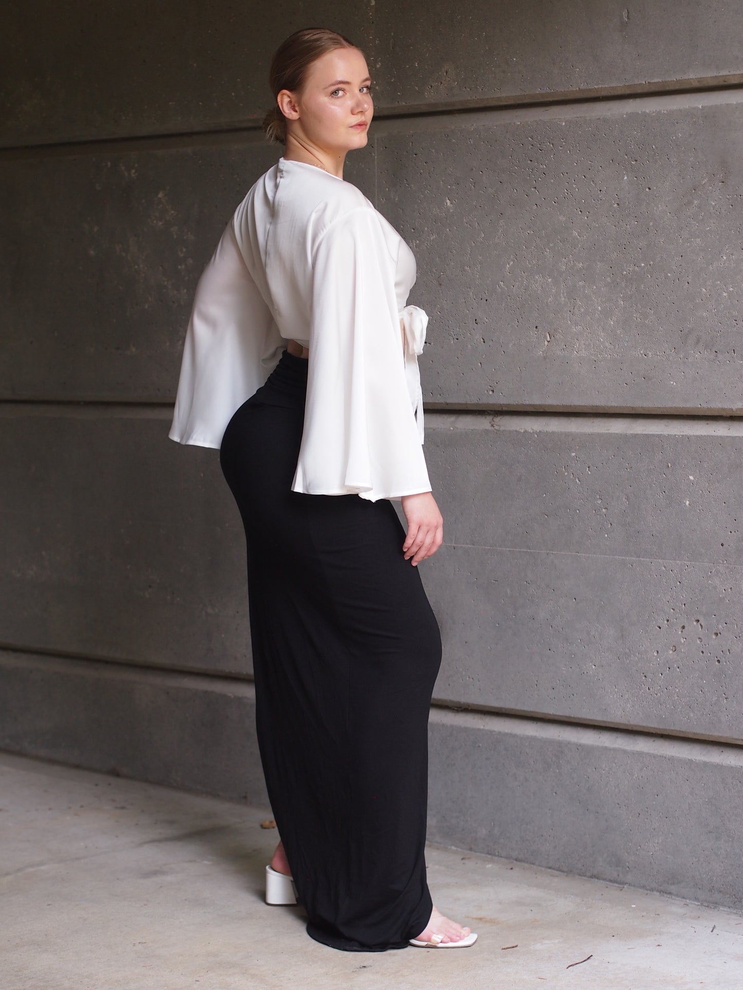 Kano Maxi Side Slit Skirt