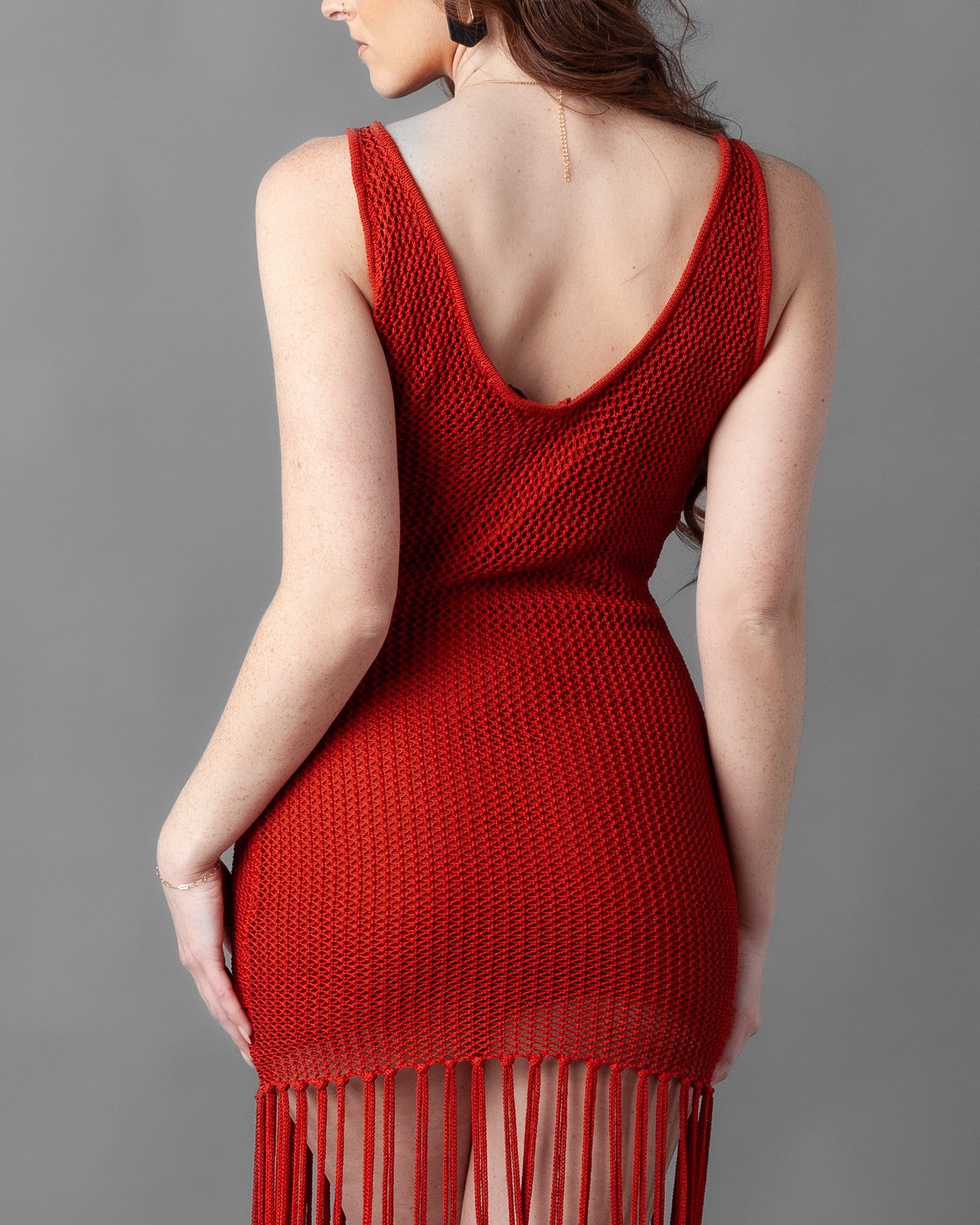 ワンピース maison celon cut fringe sleeveless dress maison celon cut fringe sleeveless dress